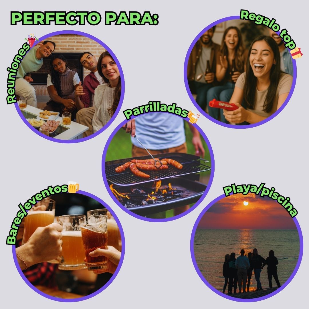 Abridor de botellas creativo